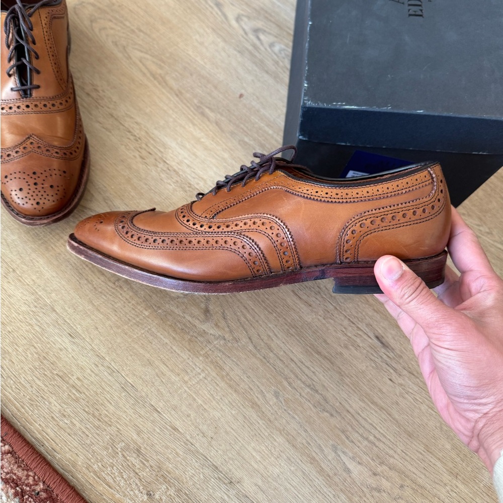 Allen Edmonds Brown Leather Oxfords